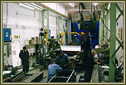 The production of the steel and EPS pannel components at teh R&D facility